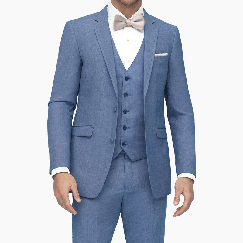 Allure Men Cornflower 2-Button Notch Tuxedo