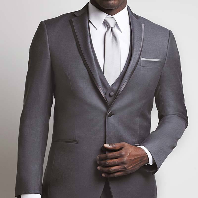 Justin Alexander Storm Gray Notch Tuxedo
