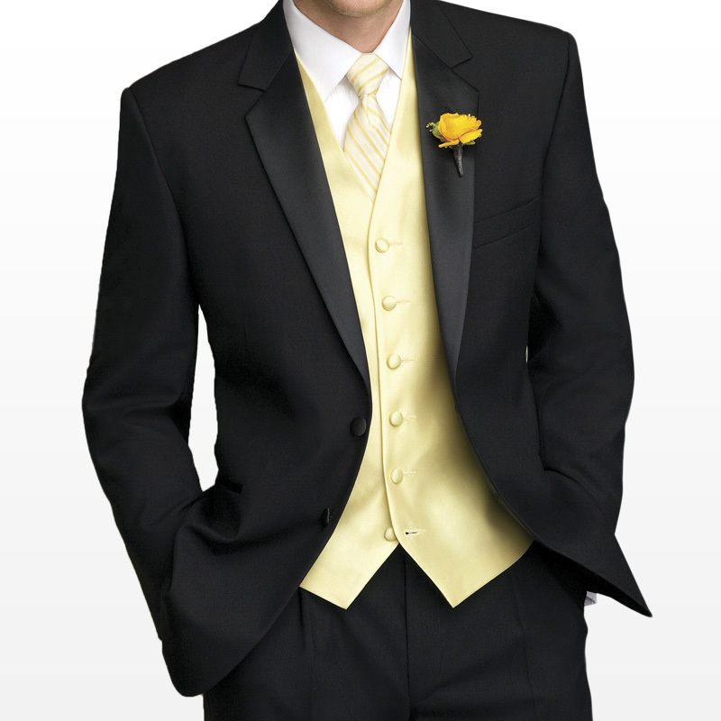 Black 2-Button Notch Tuxedo